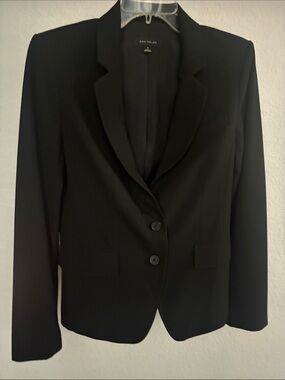 Ann Taylor Black Women's Classic Two-Button Blazer (4)